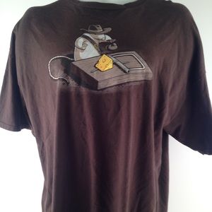 Indiana Jones as a Mouse Stealing Cheese Mens XXL